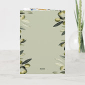 Boho Griekenland Bestemming Trouwpaspoort QR-code (Achterkant)