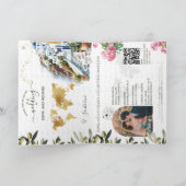 Boho Griekenland Bestemming Trouwpaspoort QR-code (Binnen)