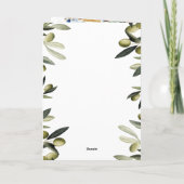 Boho Griekenland Bestemming Trouwpaspoort QR-code (Achterkant)