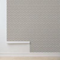 Boho Grijs Diamant geometrisch patroon