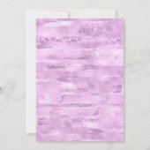 Boho grillige bloemige vlinder meisje Baby shower Kaart (Achterkant)