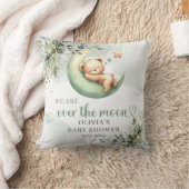 Boho groen en goud genderneutrale teddybeer kussen (Deken)