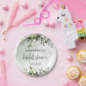 Boho groen en gouden Vrijgezellenfeest borden Papieren Bordje (Feest)