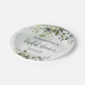 Boho groen en gouden Vrijgezellenfeest borden Papieren Bordje (Gekanteld)