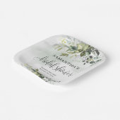 Boho groen en gouden Vrijgezellenfeest borden Papieren Bordje (Gebogen)