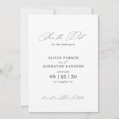 Boho groen eucalyptus bruiloft save the date (Achterkant)