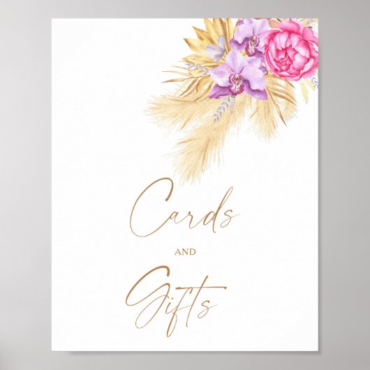 Boho groen - Kaarten en Cadeaus Poster (Voorkant)