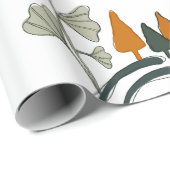 Boho groen monstera verlaat natuur cadeaupapier (Rol Hoek)