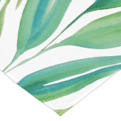 Boho groen oceaan groen blauw Waterverf kunst Lange Tafelloper (Hoek)