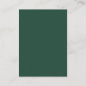 Boho groen pampas gras QR code bruiloft website Informatiekaartje (Achterkant)