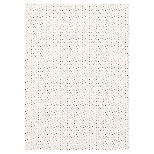 Boho Groen Sinaasappel Terrazzo Print tafelkleed (Voorkant)