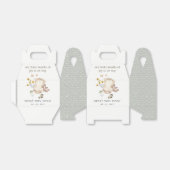 Boho Groene Babykleding Genderneutraal Baby shower Bedankdoosjes (Uitgevouwen)