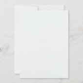 Boho groene Eucalyptus Waterverf Bruiloft Kaart (Achterkant)