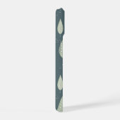 Boho groene kleur bladeren naadloos patroon iPhone 15 case (Rechterkant)