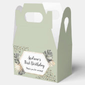 Boho Groene Sage Wild Een Verjaardagsfeest Bedankdoosjes (Geopend)
