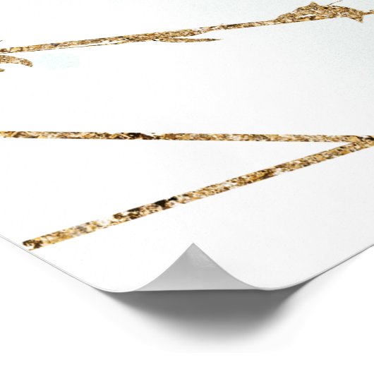 Boho Groenery Nepframe Trouwdag Tijdlijn Poster (Hoek)