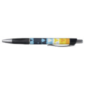 Boho Groovy Geometrisch Abstract AroAce Pride Flag Pen (Bodem)