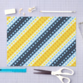Boho Groovy Geometrisch Abstract AroAce Pride Flag Tissuepapier (Craft)
