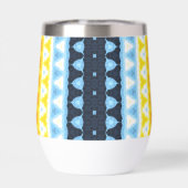 Boho Groovy Geometrische Abstracte AroAce Pride Vl (Achterkant)