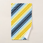 Boho Groovy Geometrische Abstracte AroAce Pride Vl Bad Handdoek (Handdoek)