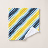 Boho Groovy Geometrische Abstracte AroAce Pride Vl Bad Handdoek (Wasdoekje)