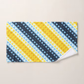 Boho Groovy Geometrische Abstracte AroAce Pride Vl Bad Handdoek (Handdoek)