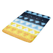 Boho Groovy Geometrische Abstracte AroAce Pride Vl Badmat (Gekanteld)