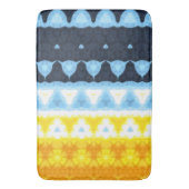 Boho Groovy Geometrische Abstracte AroAce Pride Vl Badmat (Voorkant Verticaal)