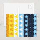 Boho Groovy Geometrische Abstracte AroAce Pride Vl Briefkaart (Voorkant / Achterkant)