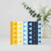 Boho Groovy Geometrische Abstracte AroAce Pride Vl Briefkaart (Staand voorkant)