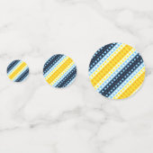 Boho Groovy Geometrische Abstracte AroAce Pride Vl Confetti (Achterkanten)