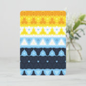 Boho Groovy Geometrische Abstracte AroAce Pride Vl Feestdagenkaart (Staand voorkant)