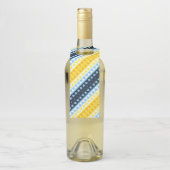 Boho Groovy Geometrische Abstracte AroAce Pride Vl Flessenhanger (Op fles)