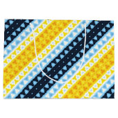 Boho Groovy Geometrische Abstracte AroAce Pride Vl Groot Cadeauzakje (Achterkant)