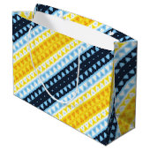 Boho Groovy Geometrische Abstracte AroAce Pride Vl Groot Cadeauzakje (Achterkant Gekanteld)