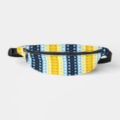 Boho Groovy Geometrische Abstracte AroAce Pride Vl Heuptasje (Voorkant)