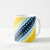 Boho Groovy Geometrische Abstracte AroAce Pride Vl Koffiemok (Voorkant rechts)