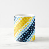 Boho Groovy Geometrische Abstracte AroAce Pride Vl Koffiemok (Center)