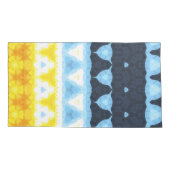 Boho Groovy Geometrische Abstracte AroAce Pride Vl Kussensloop (Achterkant-Links)