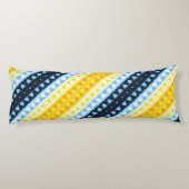 Boho Groovy Geometrische Abstracte AroAce Pride Vl Lichaamskussen (Achterkant)