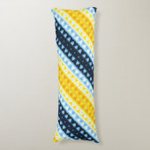Boho Groovy Geometrische Abstracte AroAce Pride Vl Lichaamskussen (Voorkant Verticaal)