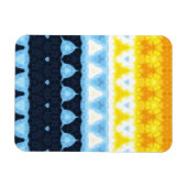 Boho Groovy Geometrische Abstracte AroAce Pride Vl Magneet (Horizontaal)
