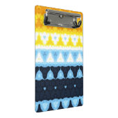 Boho Groovy Geometrische Abstracte AroAce Pride Vl Mini Klembord (Schuin)