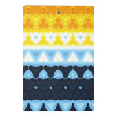 Boho Groovy Geometrische Abstracte AroAce Pride Vl Mini Klembord (Achterkant)