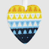 Boho Groovy Geometrische Abstracte AroAce Pride Vl Ornament (voorkant)