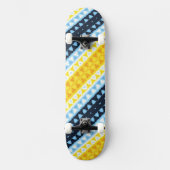 Boho Groovy Geometrische Abstracte AroAce Pride Vl Persoonlijk Skateboard (Voorkant)