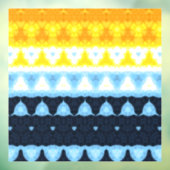 Boho Groovy Geometrische Abstracte AroAce Pride Vl Raamsticker (Vel 3)