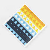 Boho Groovy Geometrische Abstracte AroAce Pride Vl Servet (Hoek)