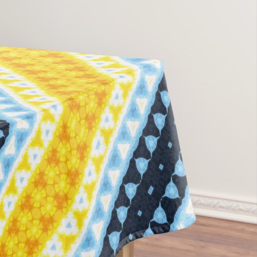 Boho Groovy Geometrische Abstracte AroAce Pride Vl Tafelkleed (Voorbeeld)