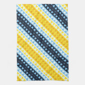 Boho Groovy Geometrische Abstracte AroAce Pride Vl Theedoek (Verticaal)